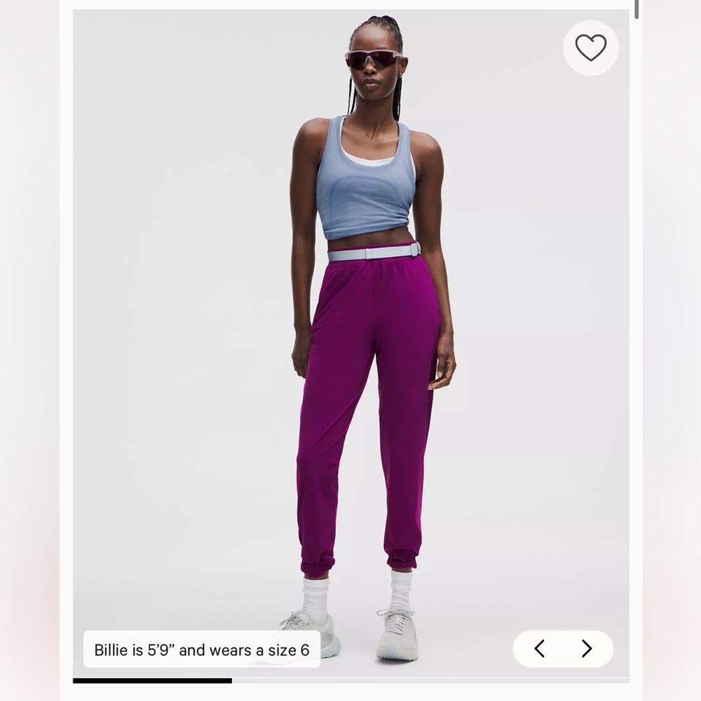 NWT lululemon Adapted State HR Jogger Size 4 New trending color